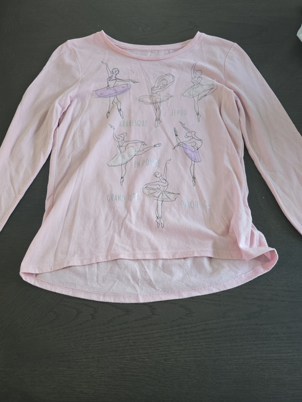 wonder nation Light Pink Ballet Dancers Long-Sleeve Tee
